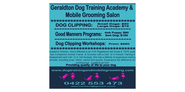 Geraldton Dog Training & Mobile Groom