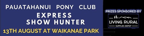 Pauatahanui Pony Club Express SHOW HUNTER
