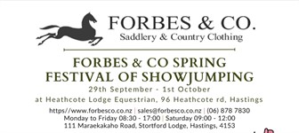 FORBES & CO SADDLERY Spring Festival of Showjumping